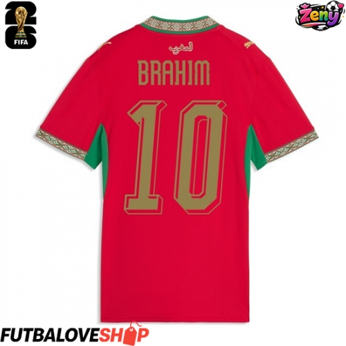 Dres Maroko Brahim Diaz #10 Domáci pre Ženy MS 2026 Krátky Rukáv